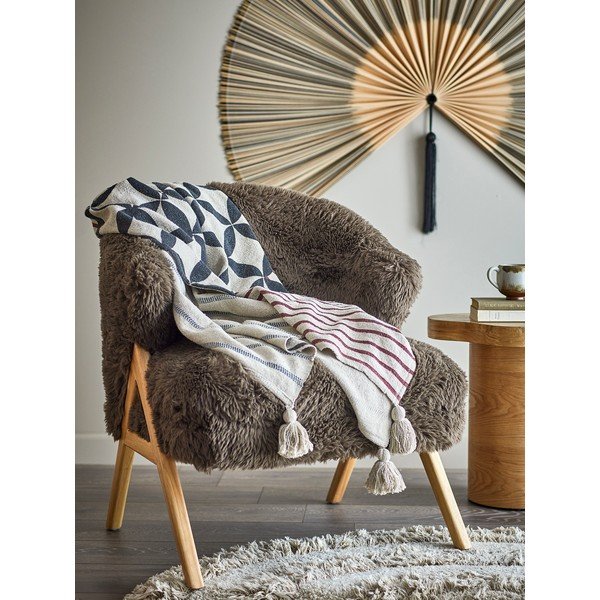 Одеяло със смес от памук 130x155 cm Forma – Bloomingville-image-2