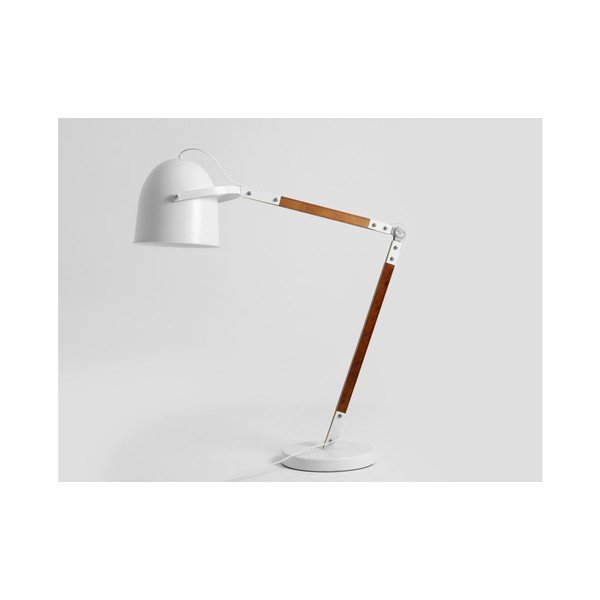 Stojací lampa s bílým stínidlem Custom Form Hubert-image-4