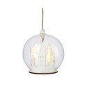 Бяла висяща коледна светлинна украса ø 9 cm Myren – Markslöjd