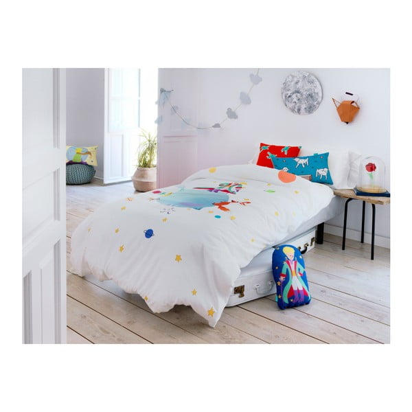 Детска памучна завивка и възглавница , 100 x 120 cm Le Petit Prince - Mr. Fox-image-4