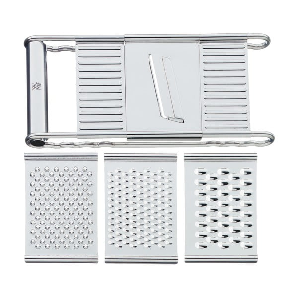 Ренде от неръждаема стомана с 4 сменяеми повърхности за настъргване Cromargan® Gourmet - WMF-image-4