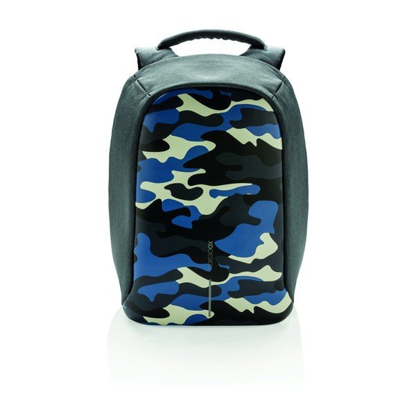 Унисекс безопасна раница със сини детайли XD Design Camouflage, 11 л - XD Design-image-1