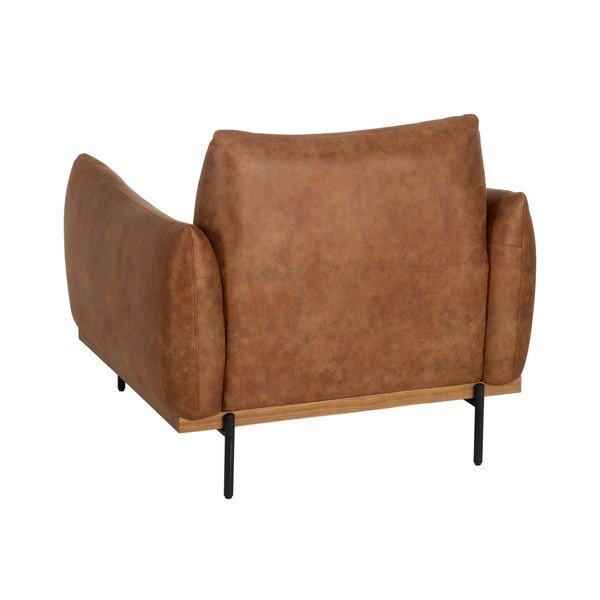 Кафяв коняк кресло Marron – Ixia-image-3