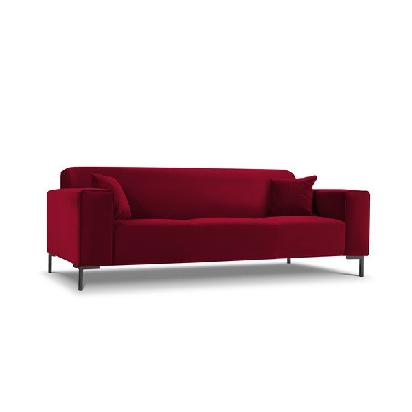 Диван от червено кадифе Siena - Cosmopolitan Design-image-3