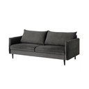 Тъмносив кадифен диван 203 cm Juli – Ropez