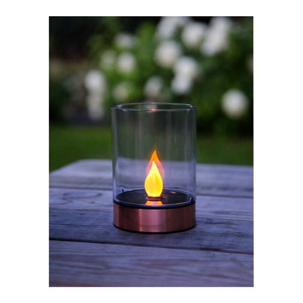 Zahradní světlo Solar Energy Garden Light Candle Rose-image-4