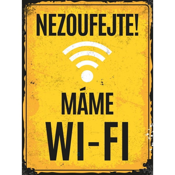 Декоративен знак за стена Wi-Fi - Postershop