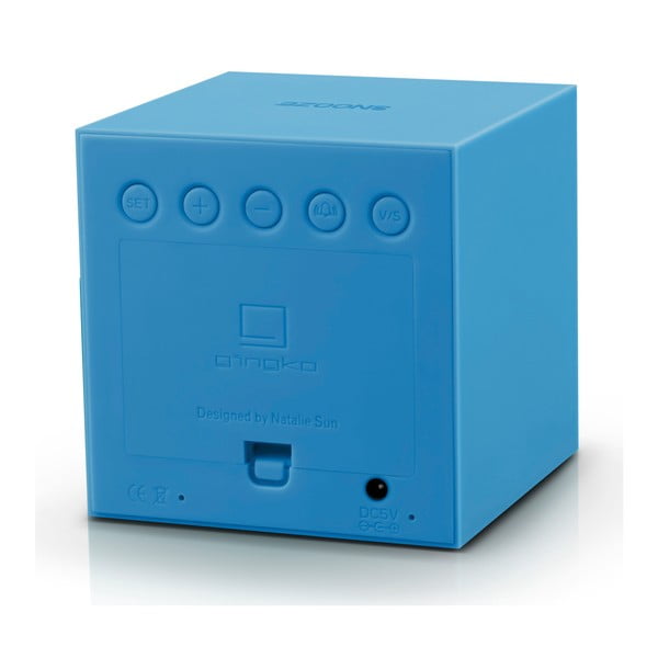 Лазурно син LED будилник Gravity Cube Gravity Cube Click - Gingko-image-3