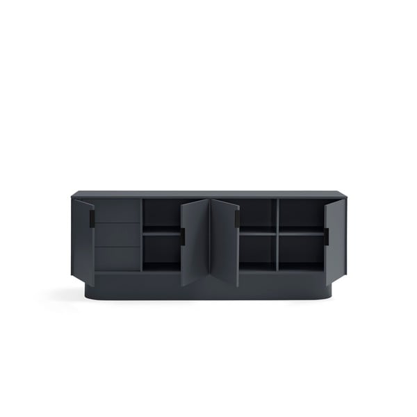 Антрацитен скрин 200x77,5 cm Totem - Teulat-image-4