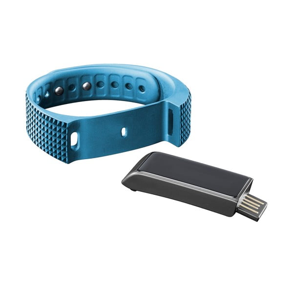 Modro-černý bluetooth fitness náramek s dotykovým displejem CellularLine EASYFIT TOUCH-image-1