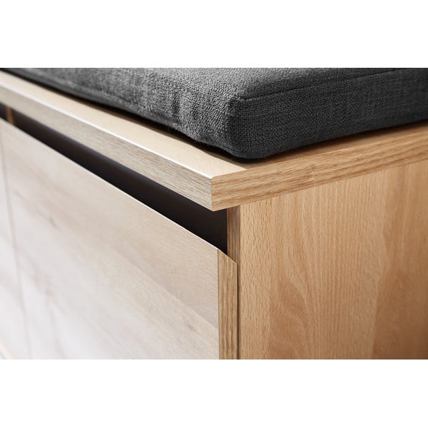 Шкаф за обувки в буков декор с пейка Lissabon - Germania-image-4