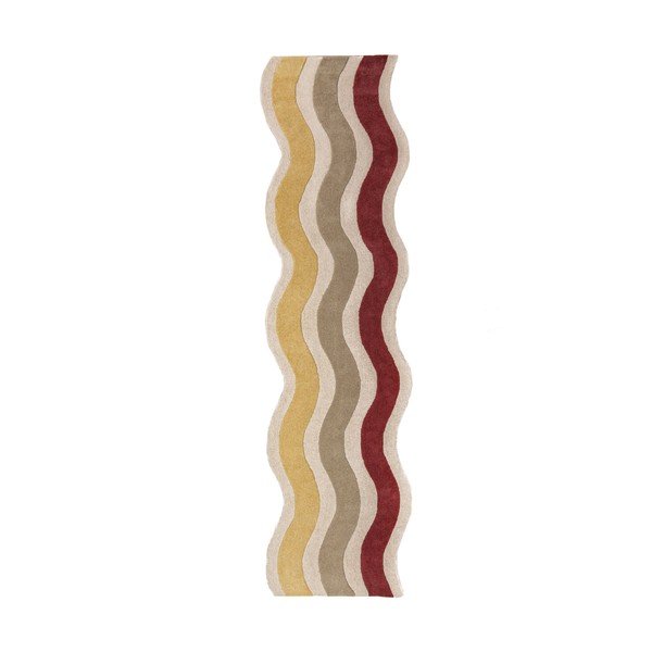 Ръчно изработена вълнена пътека 80x300 cm Cascade Wool – Flair Rugs