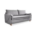 Светлосив разтегателен диван 207 cm Simon – Miuform