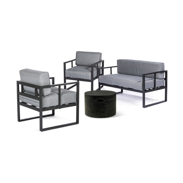 Комплект градински мебели Bellisima с двуместен диван и маса Loris, ø 60 cm - Bonami Selection