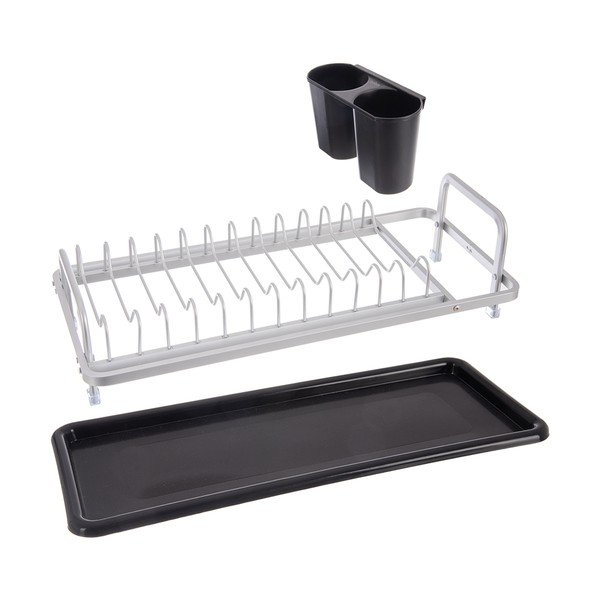 Черно-бял метална тавичка за оттичане 41,5x17 cm Deluxe – Orion-image-2