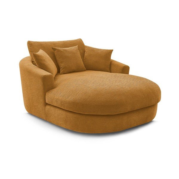 Жълто шенилово кресло Belem – Bobochic Paris