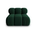 Модул за диван от зелено кадифе (централна част) Bellis - Micadoni Home