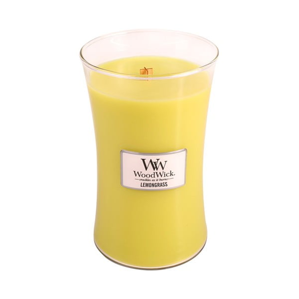 Vonná svíčka WoodWick Citronová tráva, 623 g, 130 hodin