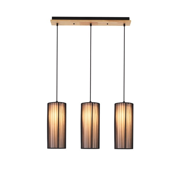 Висящо осветително тяло с текстилен абажур Kioto – Candellux Lighting-image-3