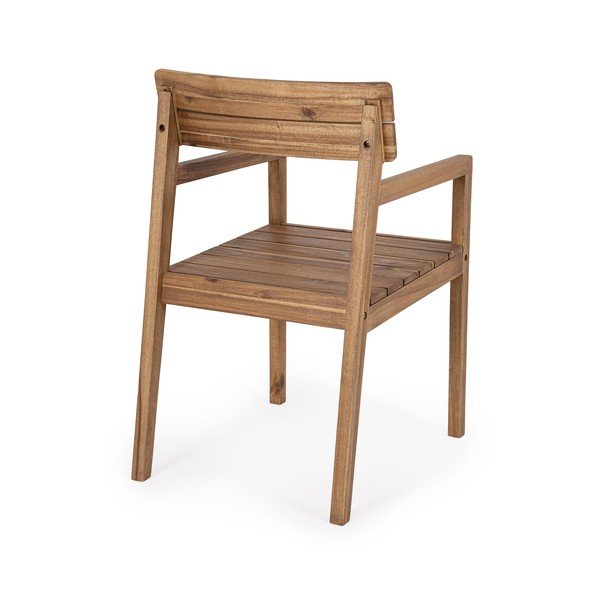 Градински стол от масивно дърво в естествен цвят Rodano – Bizzotto-image-4