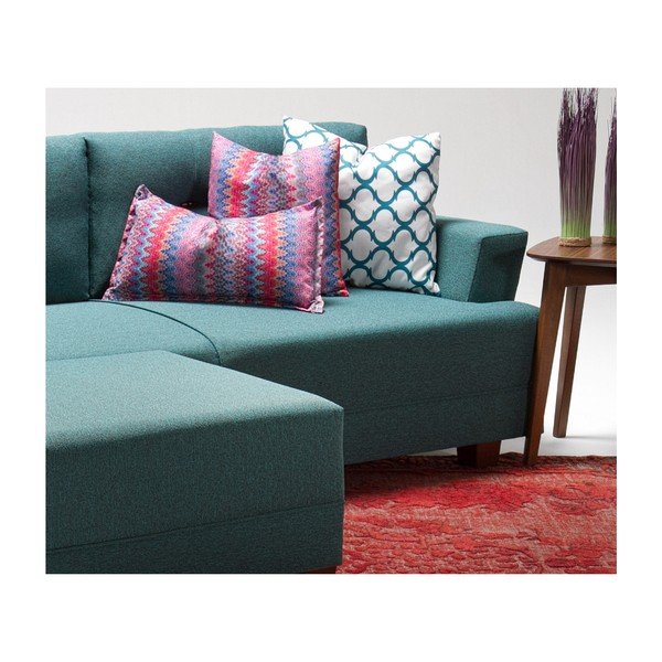 Тюркоазен диван ляв ъгъл Ingrid - Balcab Home-image-3