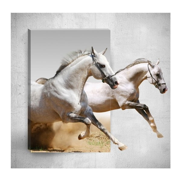 Nástěnný 3D obraz Mosticx Horses, 40 x 60 cm