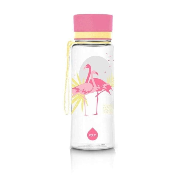 Розова бутилка за пътуване 0,4 л Flamingo - Equa