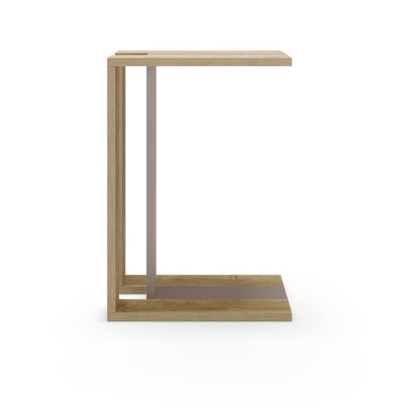 Дъбова странична маса 40x30 cm Macha - Marckeric-image-3