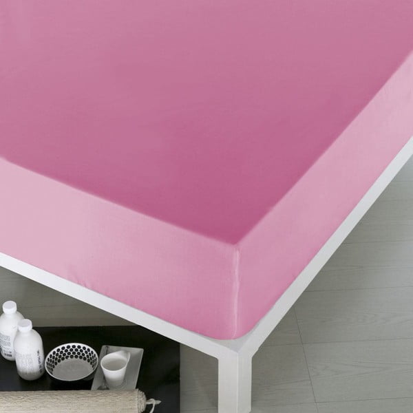 Prostěradlo Home Pink, 160x200 cm