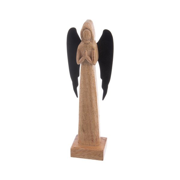 Дървена статуя (височина 27 cm) Angel – Orion-image-2