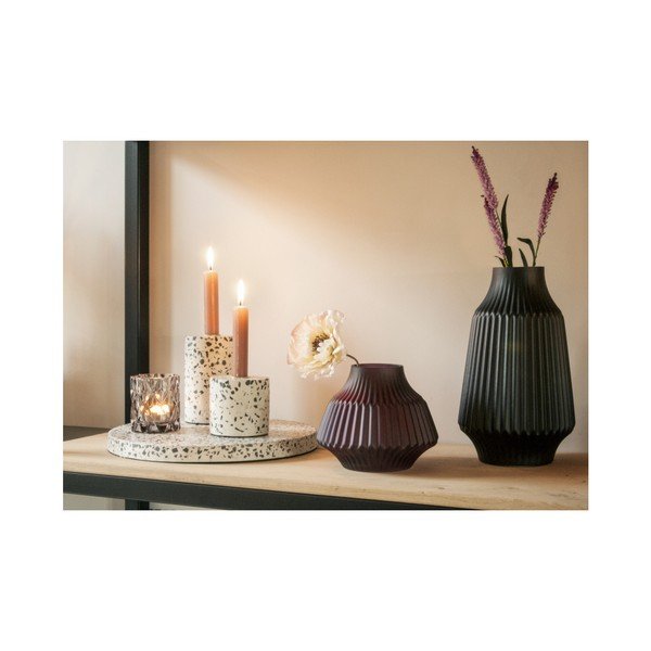 Fialová skleněná váza PT LIVING, ø 16 cm-image-3