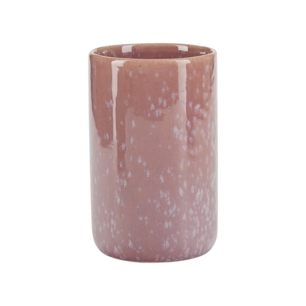 Лилава керамична чаша за четки за зъби Reactive - Bahne & CO