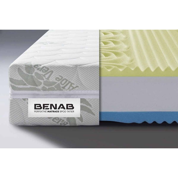 Двустранен/терморегулиращ матрак от твърда/средна пяна 120x200 cm BonLife VISCO - BENAB-image-1