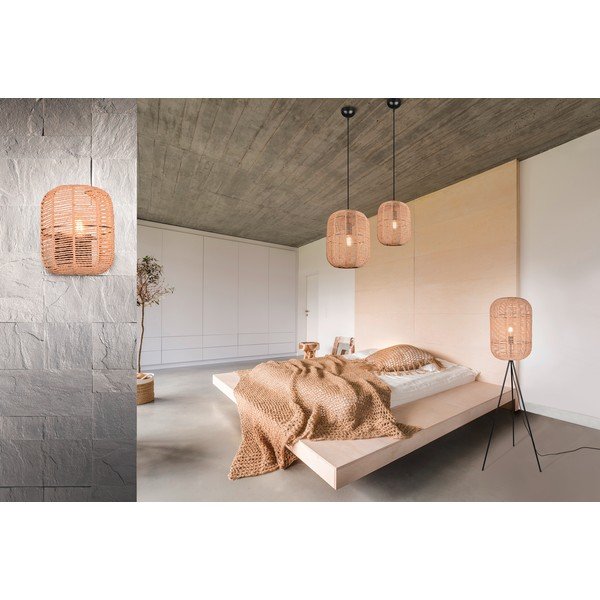 Бежова стенна лампа Runa – Trio-image-4
