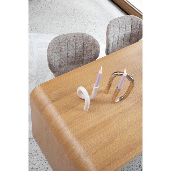 Трапезна маса от декор от дъб  80x160 cm Brave – Zuiver-image-3