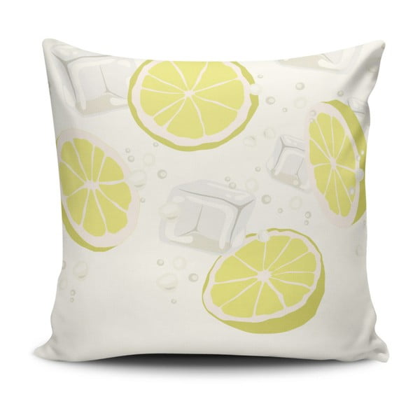 Възглавница от памучна смес Лимони, 45 x 45 cm - Cushion Love