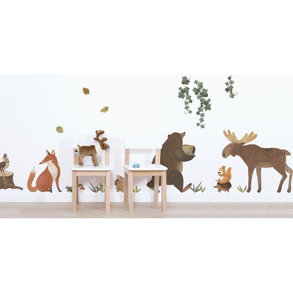 Лист със стикери 30x42 cm Woodland Rabbit & Friends - Lilipinso-image-1