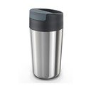 Чаша за пътуване в тъмносиньо-сребристо 450 ml Sipp - Joseph Joseph