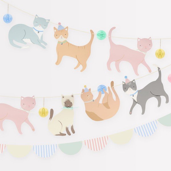 Гирлянд Cute Kittens – Meri Meri-image-4