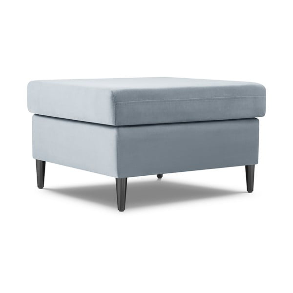 Светлосиня кадифена табуретка Kyoto – Cosmopolitan Design-image-1