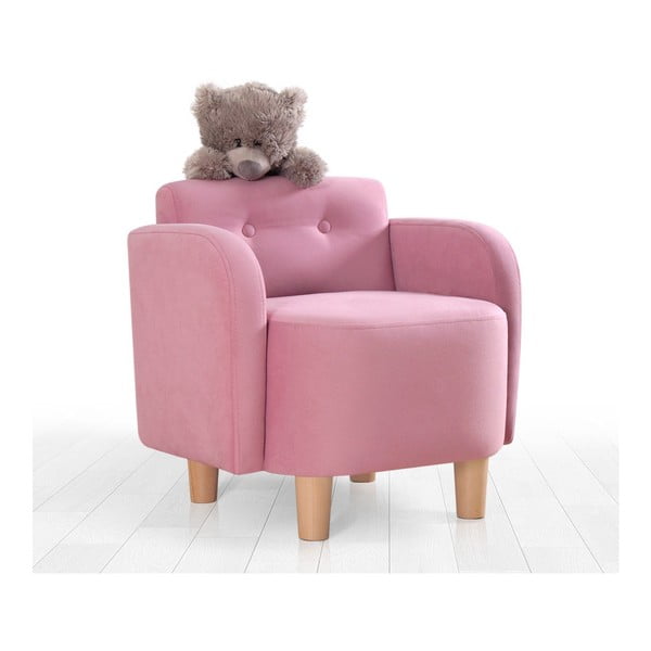 Розово детско кресло Volie – Artie