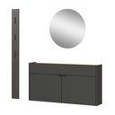 Комплект антрацит/натурален коридор Ameca - Germania