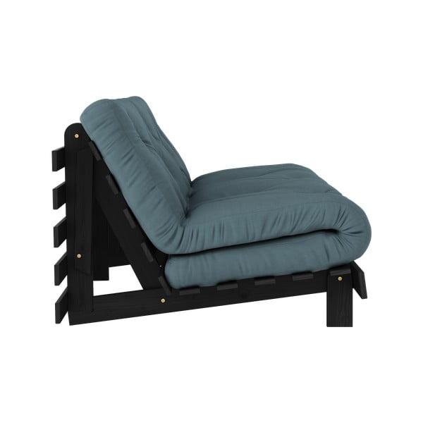 Сгъваем диван в петролен цвят 160 cm Roots Black Night – Karup Design-image-4