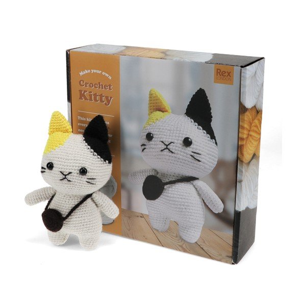 Творчески комплект от DIY Crochet Cat – Rex London
