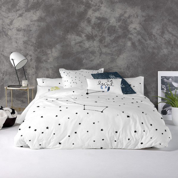 Памучна завивка , 200 x 200 cm Constellation - Blanc-image-1