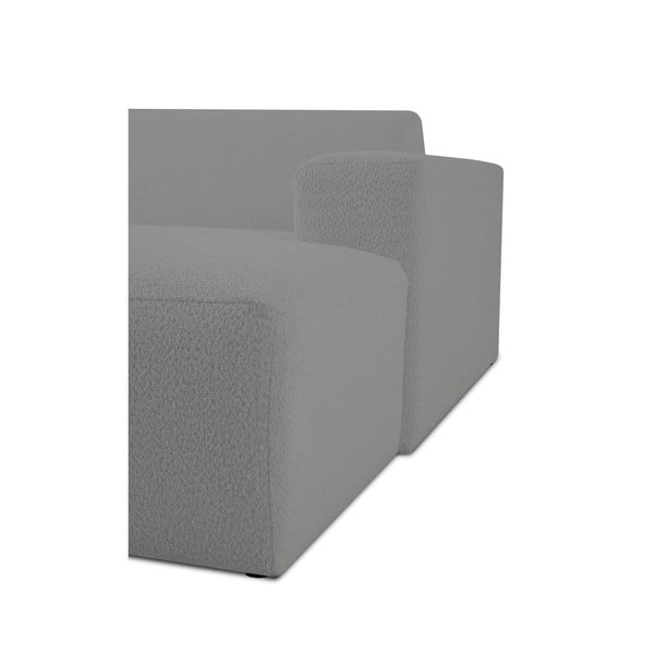 Сив модулен диван от букле (десен ъгъл) Roxy – Scandic-image-4
