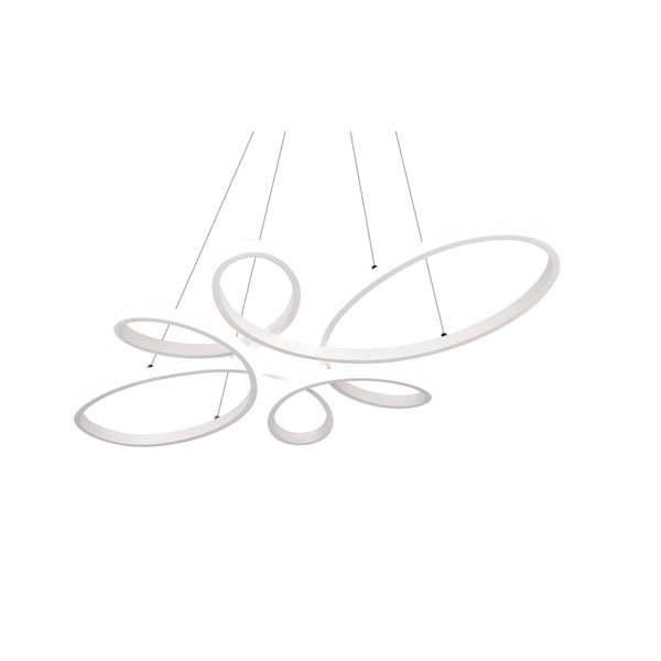Бяло LED висящо осветително тяло Fly - Trio-image-4