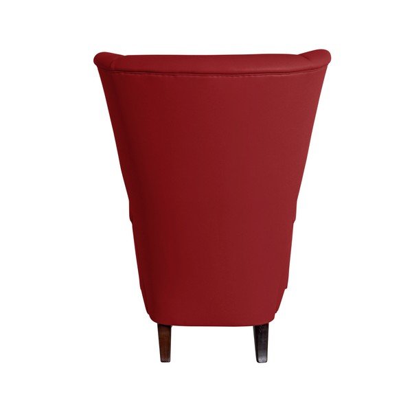 Červené křeslo z imitace kůže Max Winzer Aurora-image-3