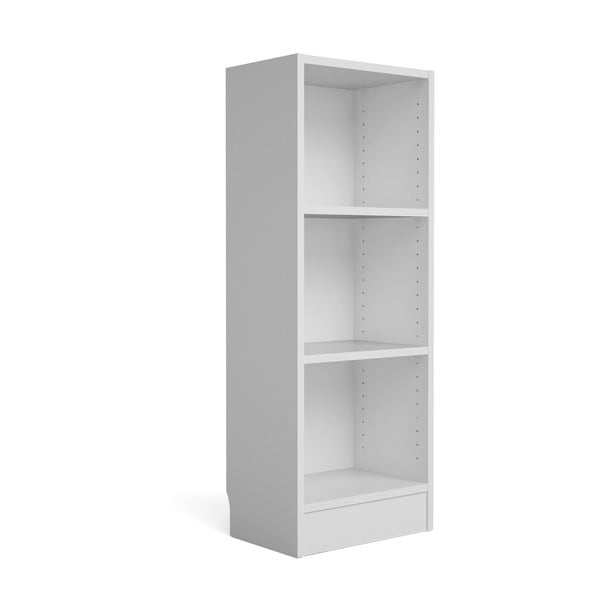 Бял шкаф за книги 41x107 cm Basic - Tvilum-image-2