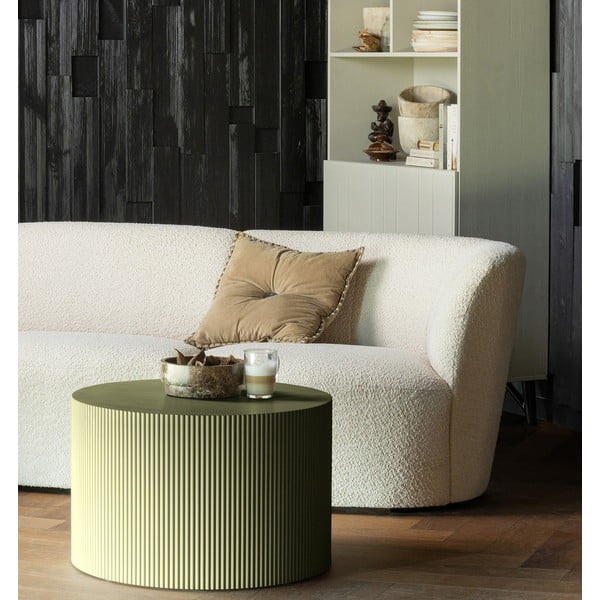 Кръгла масичка за кафе в цвят каки ø 60 cm Sanne - WOOOD-image-4